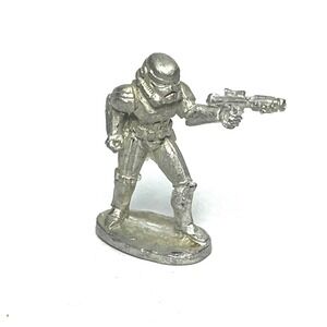 Star Wars West End Games Stormtrooper Metal Miniature Vintage 1988 WEG RPG OOP